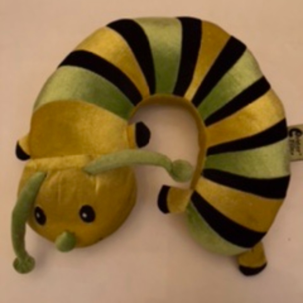 Cute Caterpillar Kids Neck Pillow